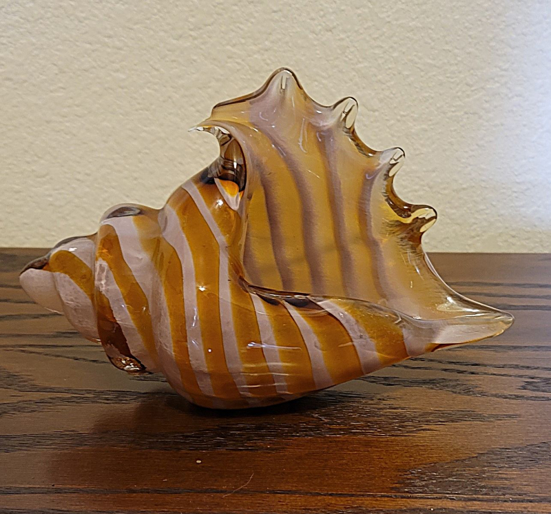 blown glass shell