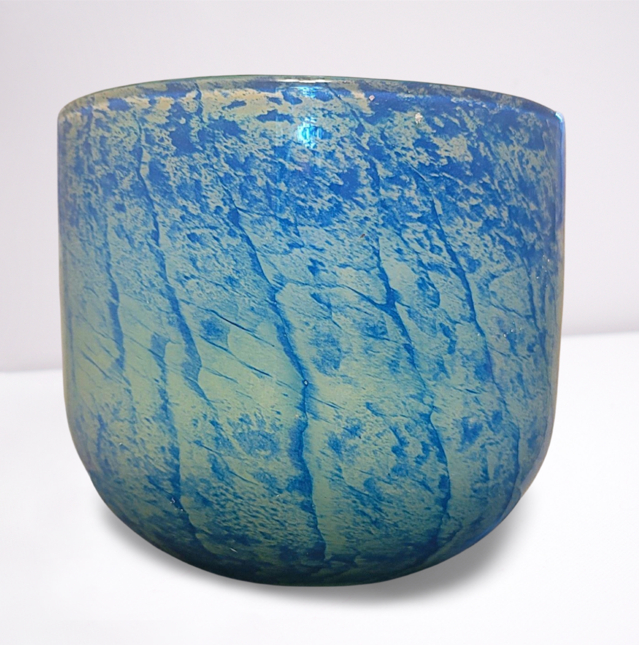 blown glass planter